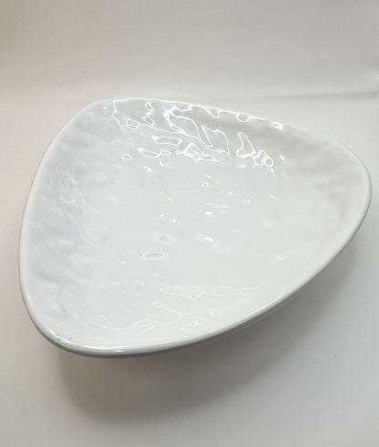Plato Irregular Blanco de 26,5 Cm