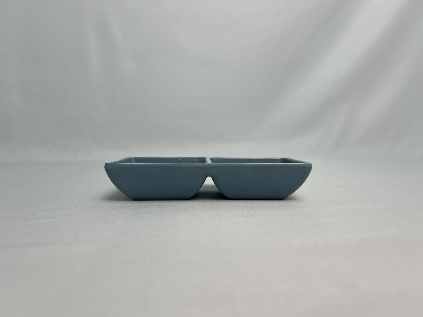 Salsero Azul de 2 depositos de 15,2 Cm