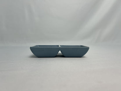 Salsero Azul de 2 depositos de 15,2 Cm