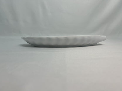 Plato Irregular Blanco de 33 Cm