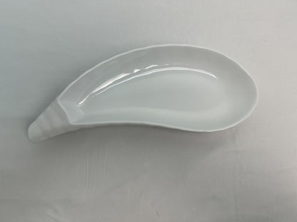 Plato Irregular Blanco de 33 Cm