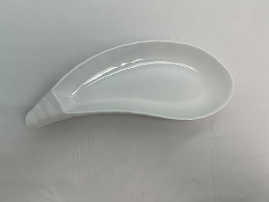 Plato Irregular Blanco de 33 Cm