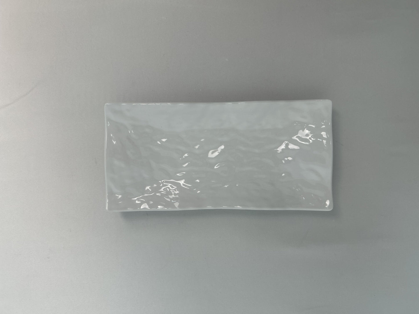 Plato Blanco Rectangular de 22,5 Cm