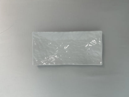 Plato Blanco Rectangular de 22,5 Cm