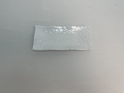 Plato Blanco Rectangular de 22,5 Cm