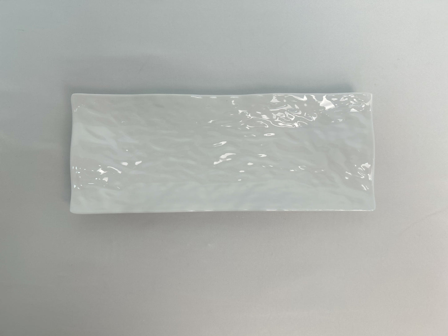 Plato Blanco Rectangular de 30 Cm