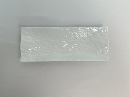 Plato Blanco Rectangular de 30 Cm
