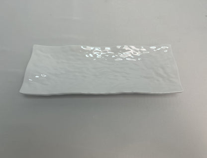 Plato Blanco Rectangular de 30 Cm