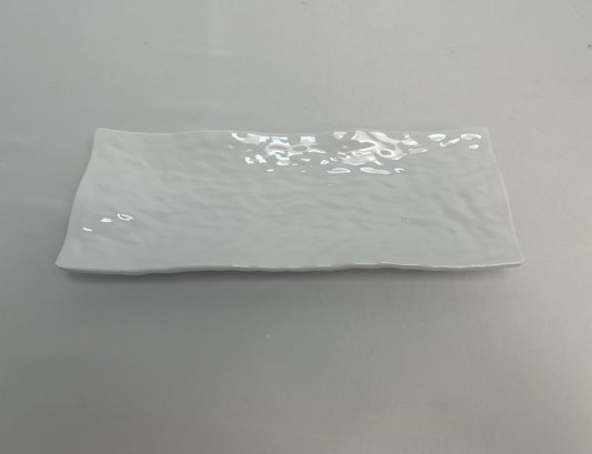 Plato Blanco Rectangular de 30 Cm