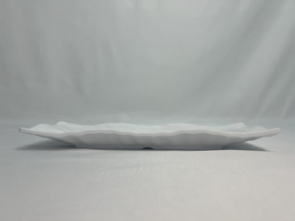 Plato Blanco Rectangular de 30 Cm